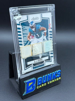 AJ Brown Game Worn Patches Jersey Fusion 50/50