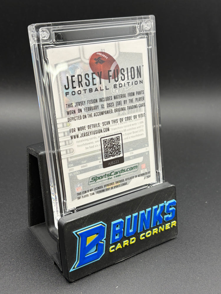 AJ Brown Game Worn Patches Jersey Fusion 50/50