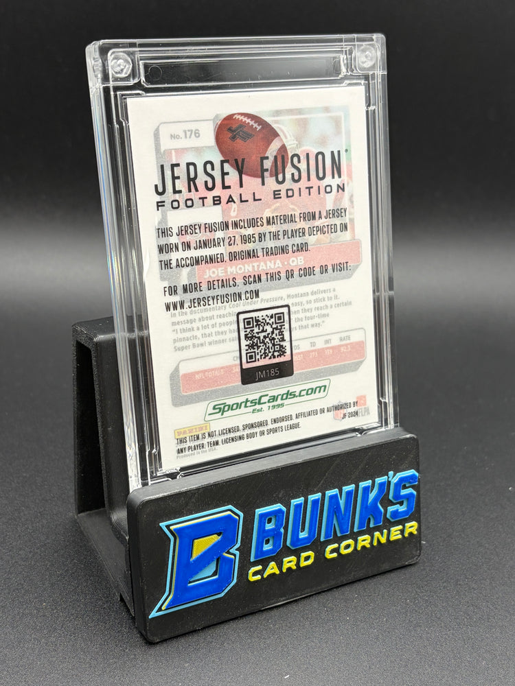Joe Montana Panini Jersey Fusion