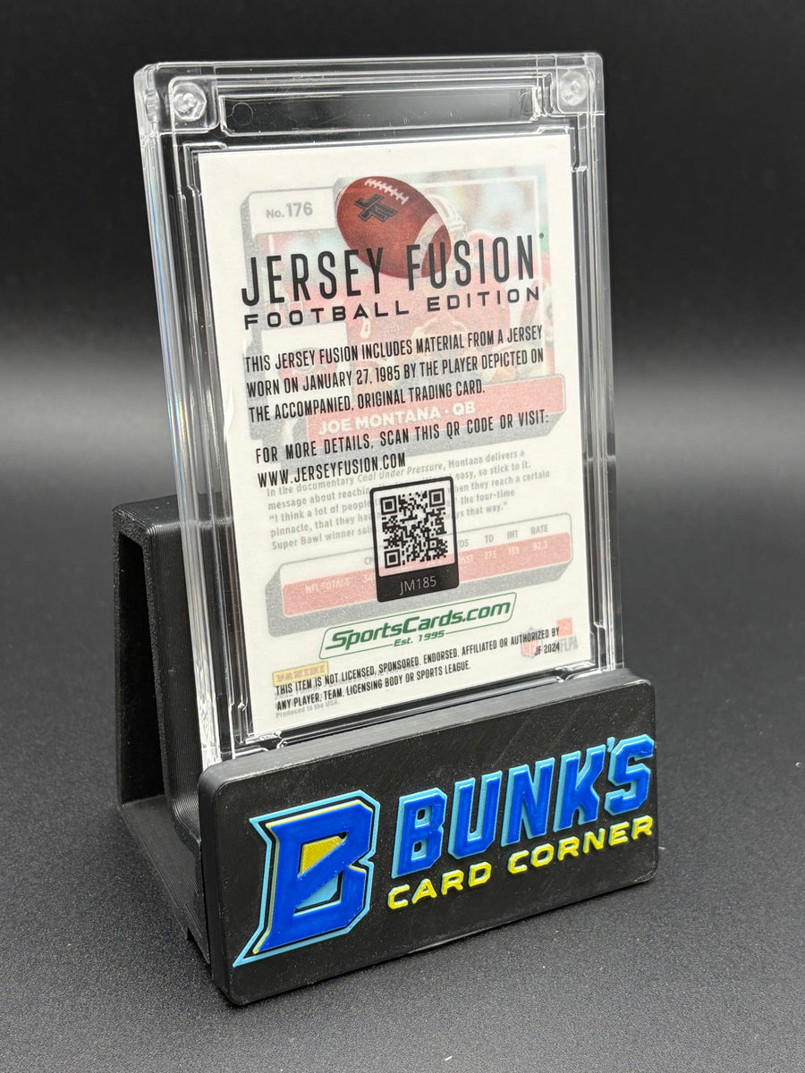 Joe Montana Panini Jersey Fusion