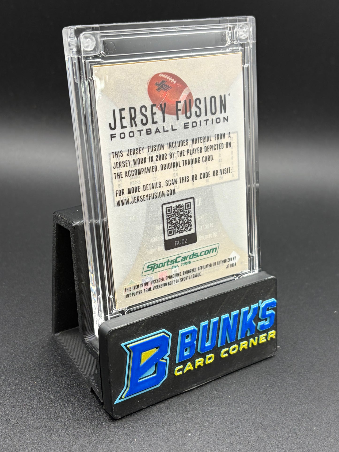 2007 Brian Urlacher Upper Deck Game Used Swatch Jersey Fusion