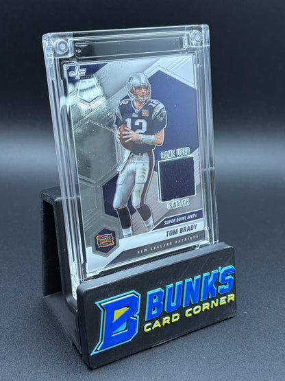Tom Brady Super Bowl MVPs Mosaic Game Used Swatch Jersey Fusion