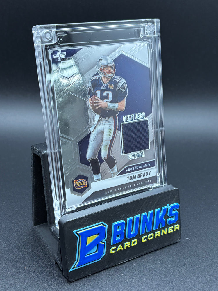 Tom Brady Super Bowl MVPs Mosaic Game Used Swatch Jersey Fusion