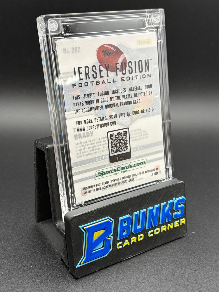 Tom Brady Super Bowl MVPs Mosaic Game Used Swatch Jersey Fusion