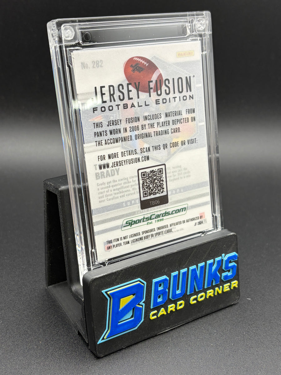 Tom Brady Super Bowl MVPs Mosaic Game Used Swatch Jersey Fusion