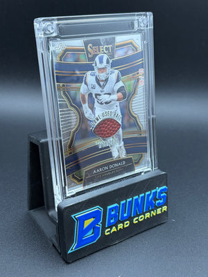 Aaron Donald Select Game Used Ball Jersey Fusion 38/49