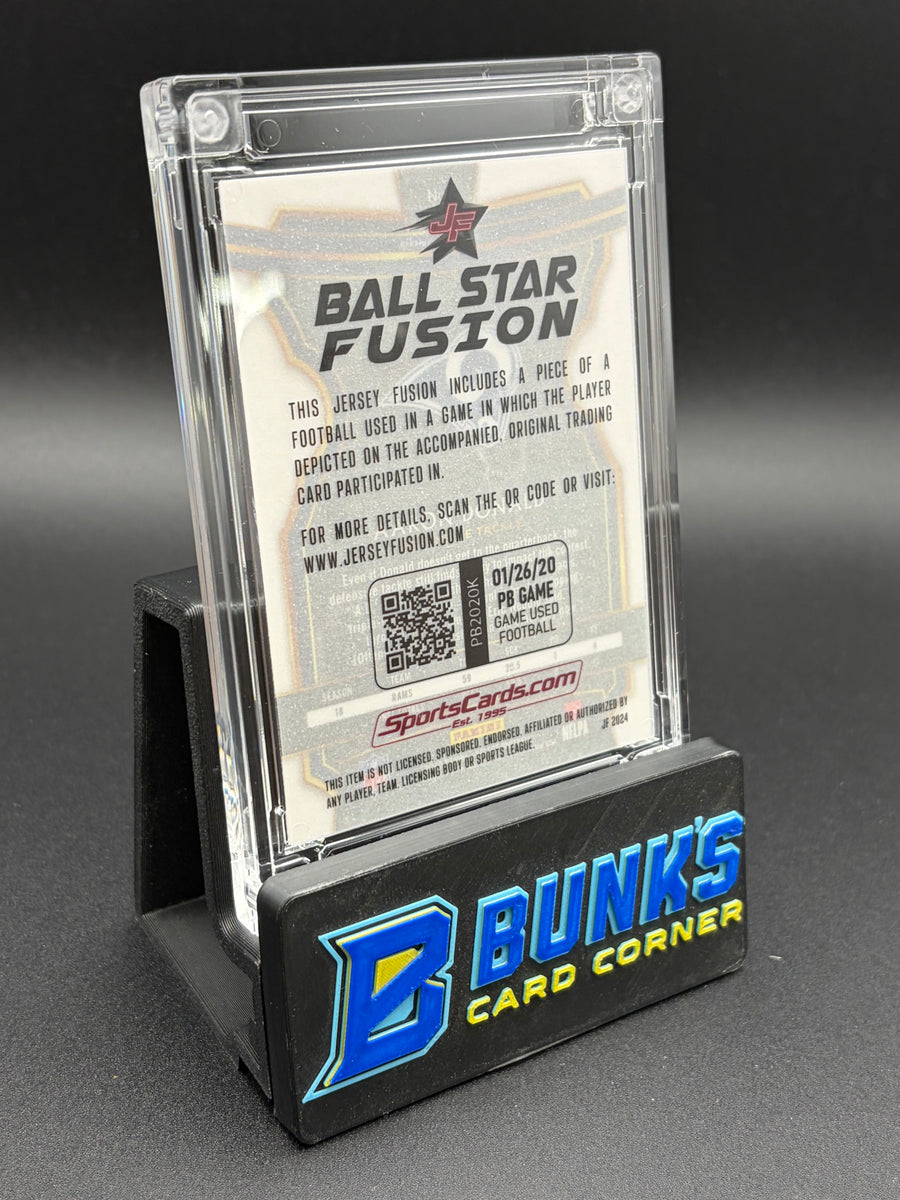Aaron Donald Select Game Used Ball Jersey Fusion 38/49