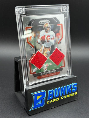 Joe Montana Silver Panini Prizm Jersey Fusion 39/45