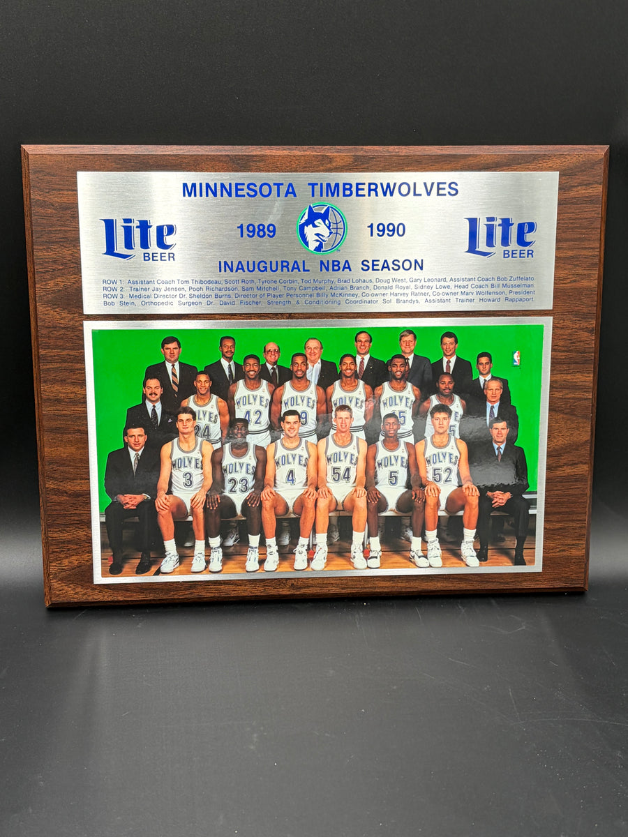 1989 Minnesota Timberwolves Inaugural Season Clean Box