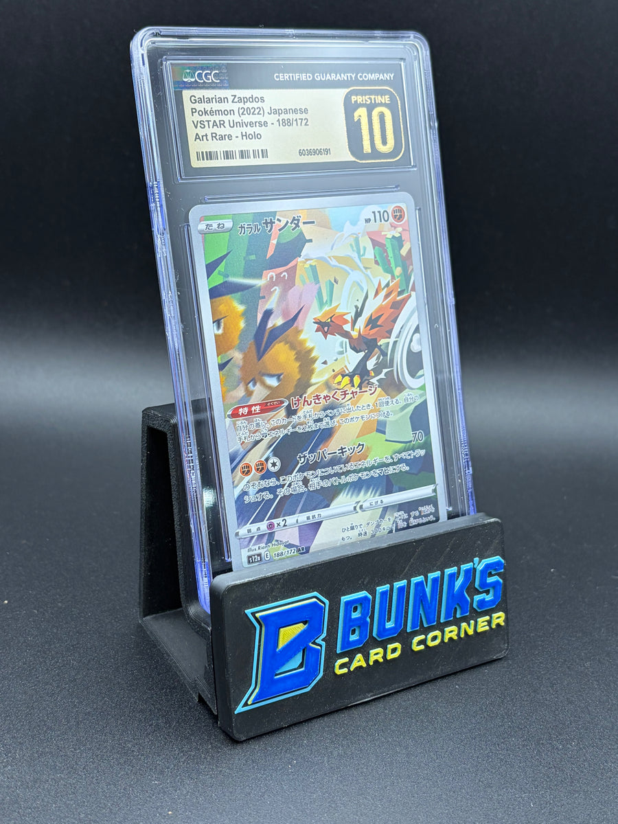 Galarian Zapados Art Rare Holo CGC Pristine 10