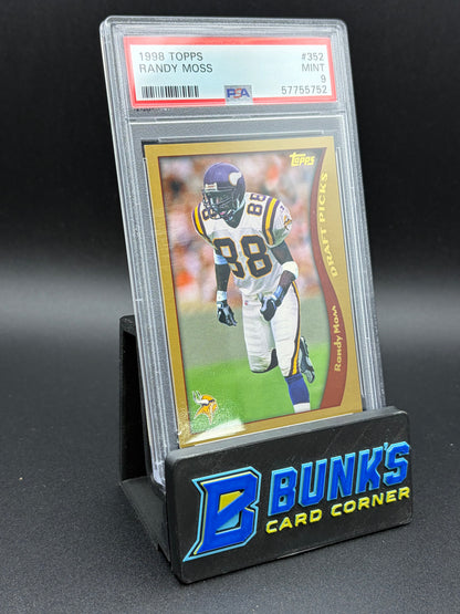 1998 Randy Moss Topps PSA 9