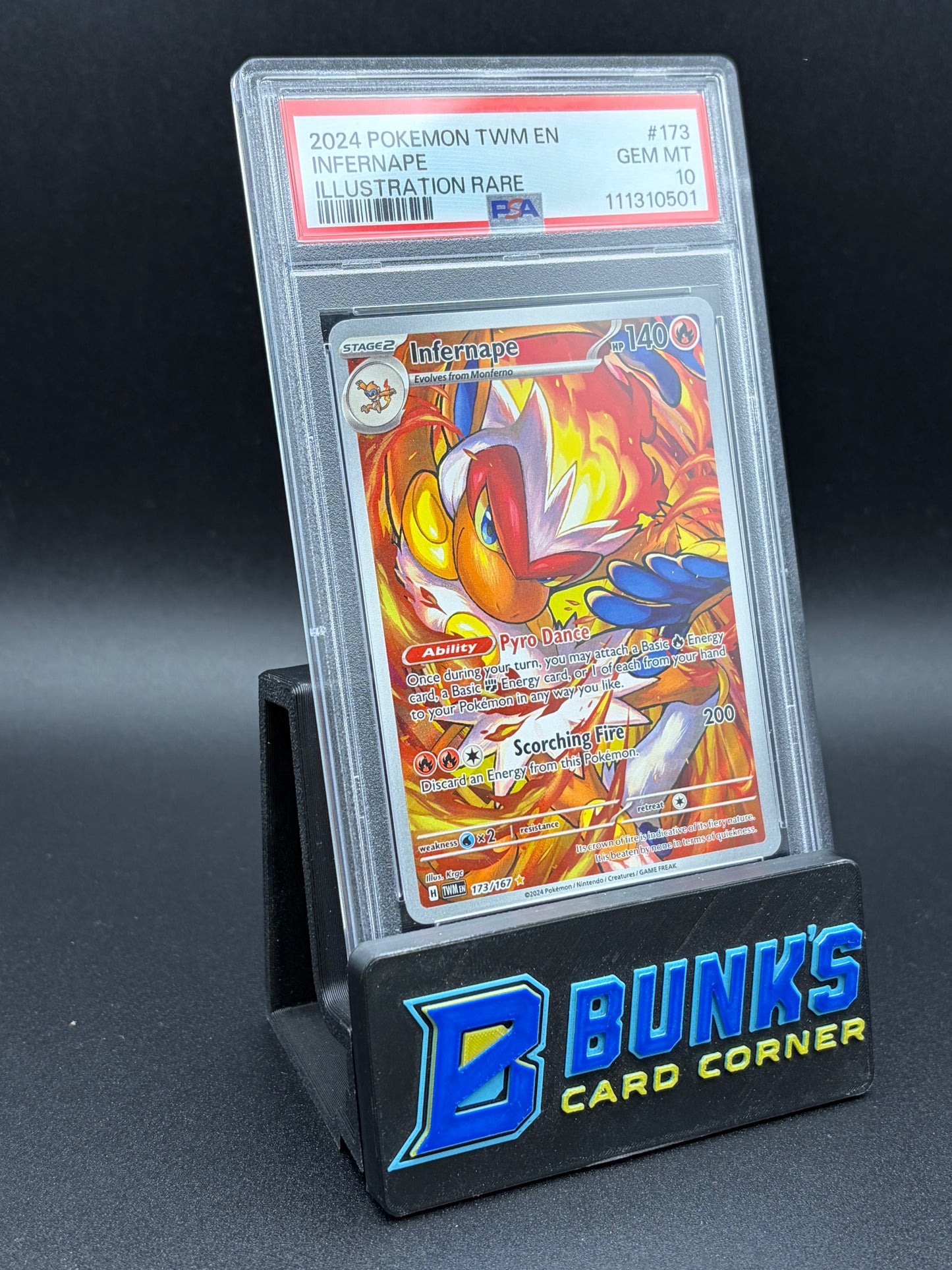 Infernape Illustration Rare PSA 10