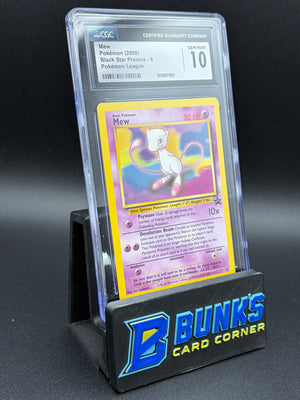 Mew Black Star Promo CGC 10