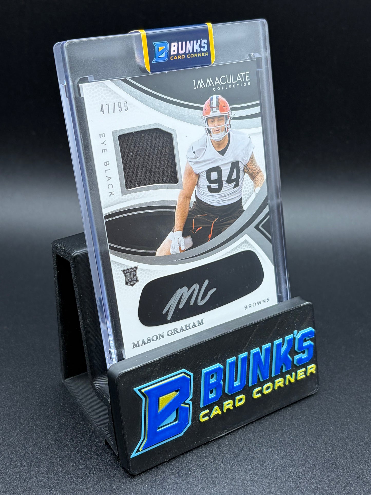 2025 Mason Graham Immaculate Collect Patch Auto 47/99