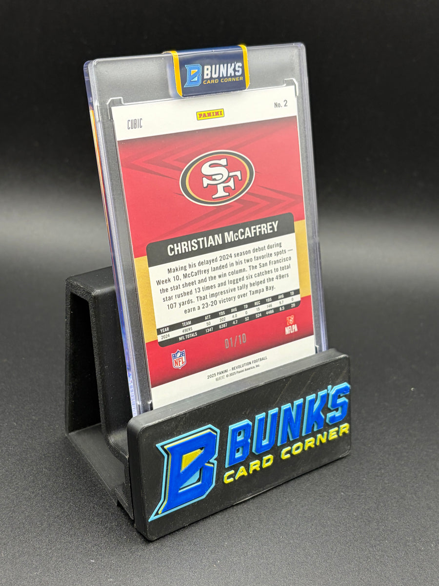 2025 Christian McCaffrey Red & Green Revolution 1/10
