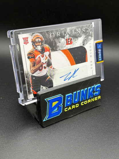 2020 Tee Higgins Panini Origins Auto Patch RC