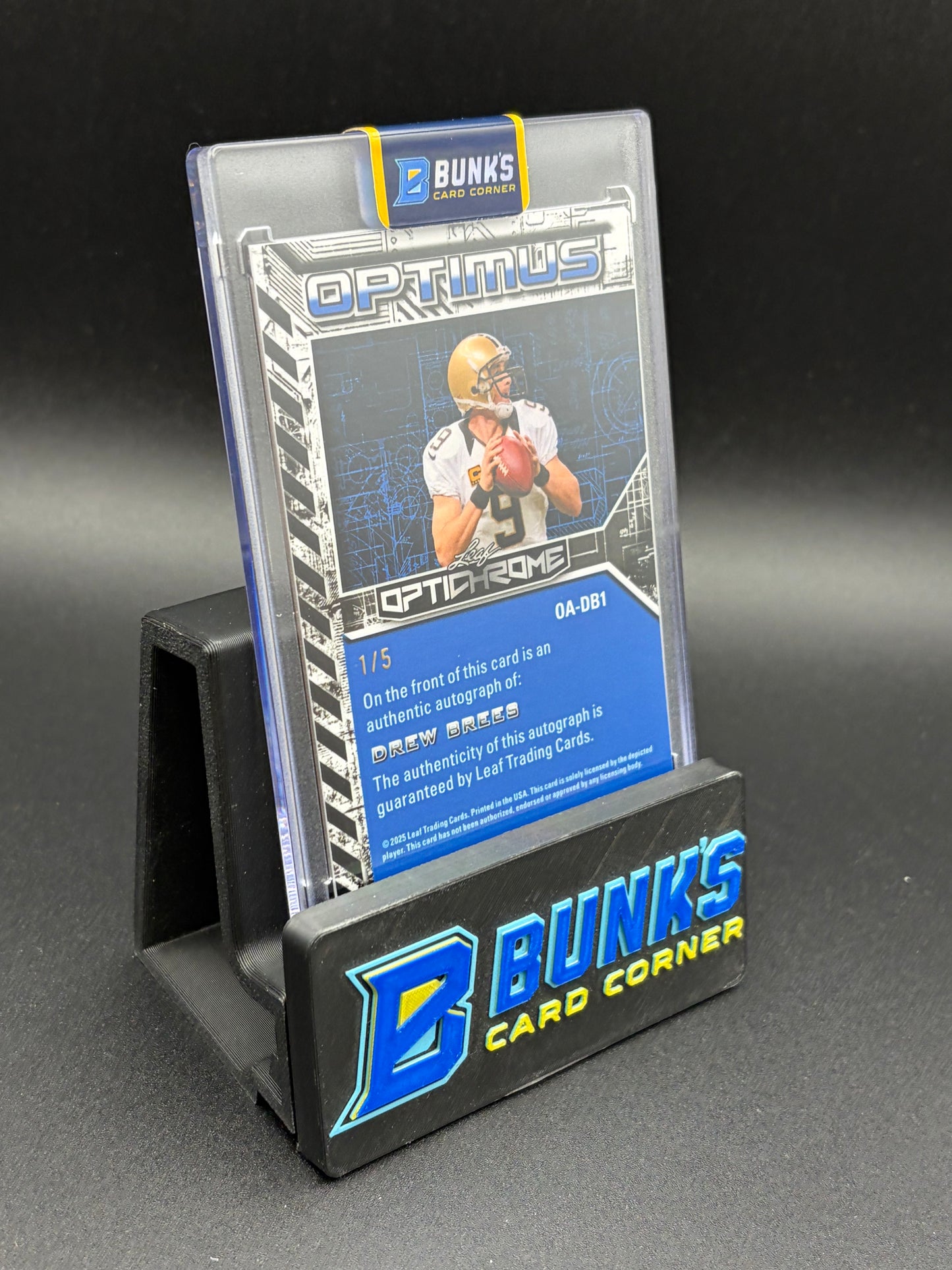 2025 Drew Brees Optimus Auto 1/5