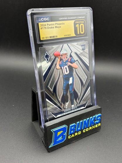2024 Drake Maye Panini Phoenix CGC Pristine 10 RC