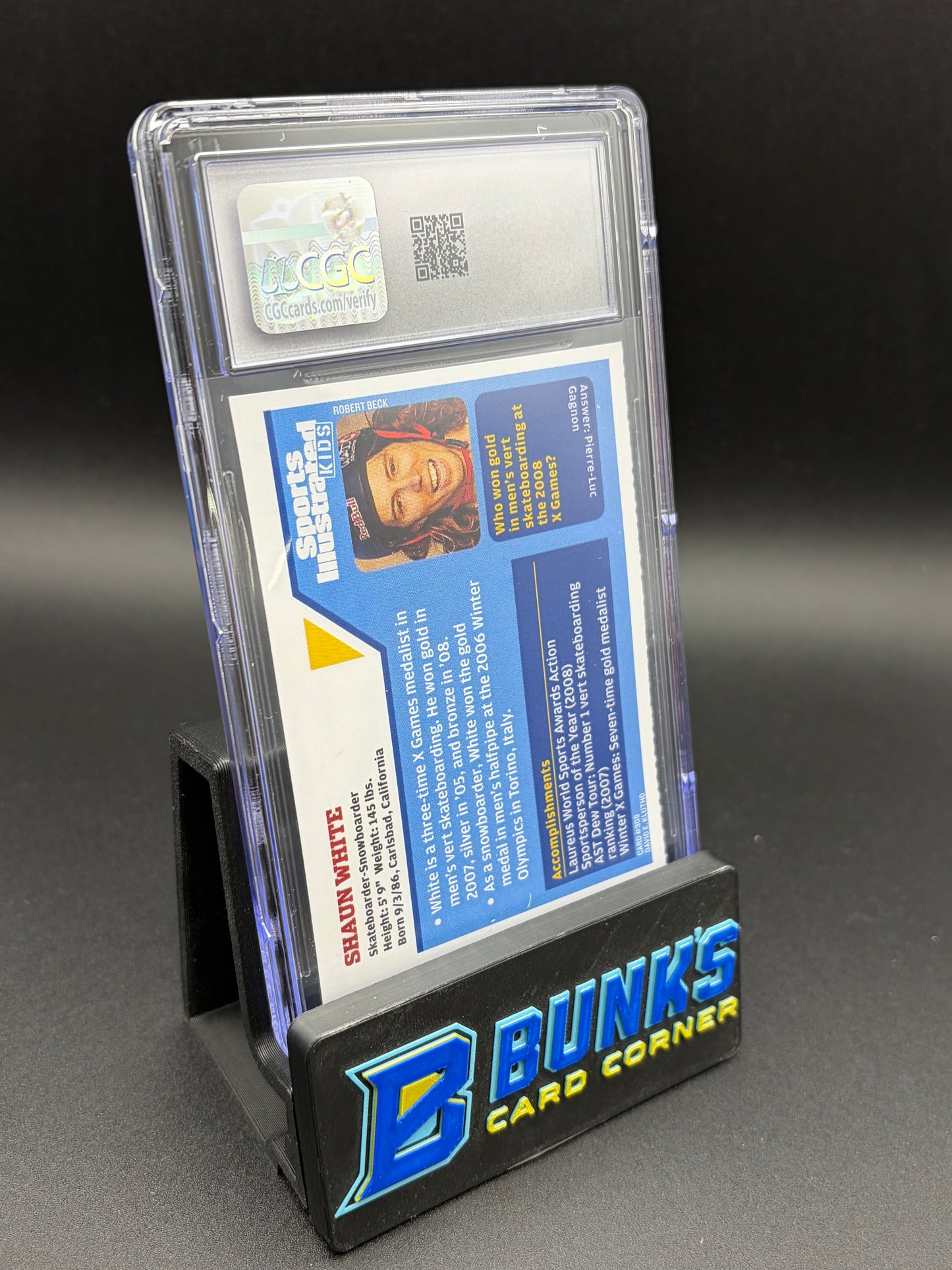 2008 Shaun White. Sports Illustrated for Kids CGC 8.5