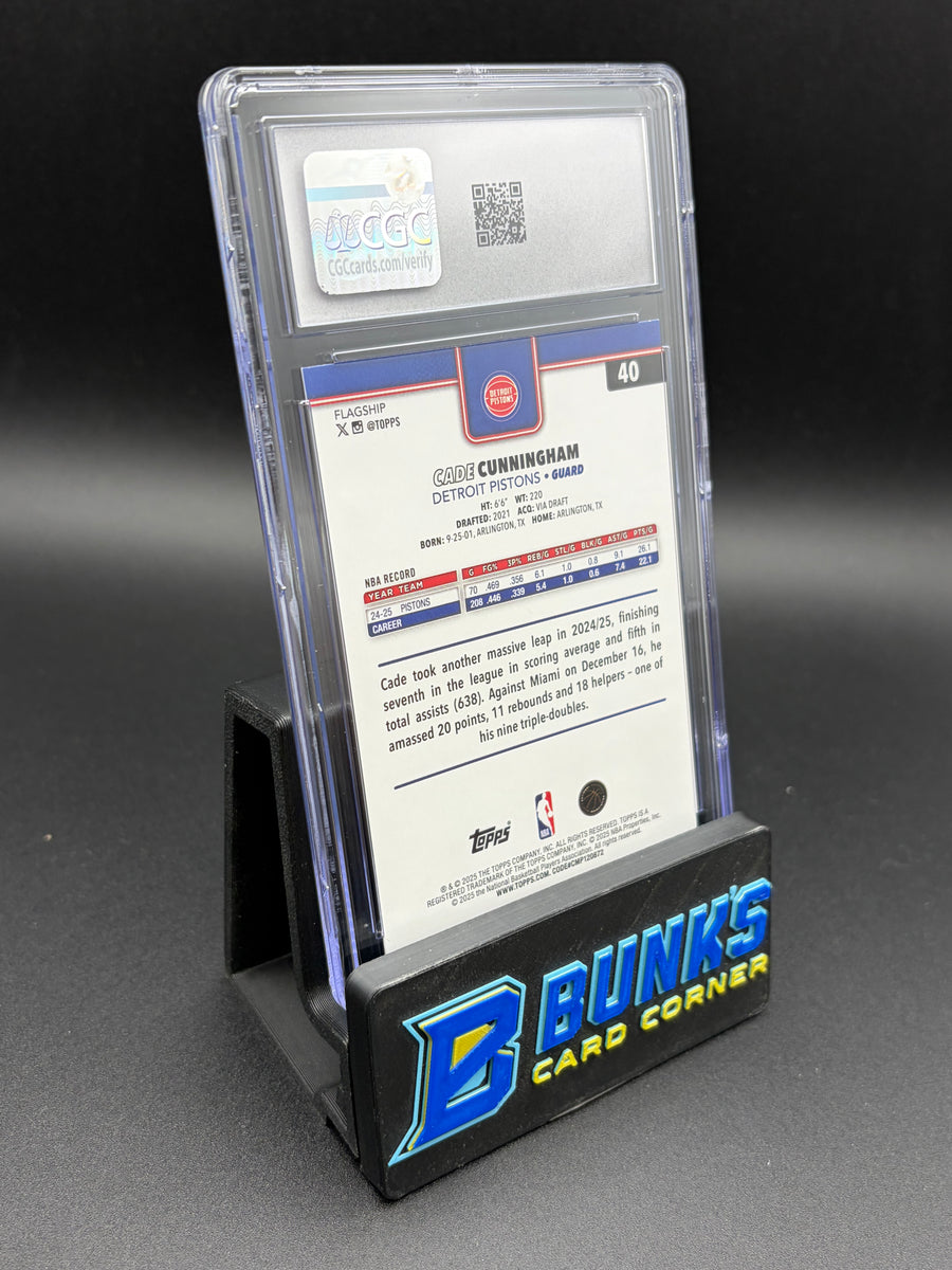2025-26 Cade Cunningham Blue Rainbow Foil CGC 10 57/150