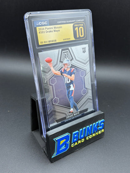 2024 Drake Maye Mosaic CGC Pristine 10 RC