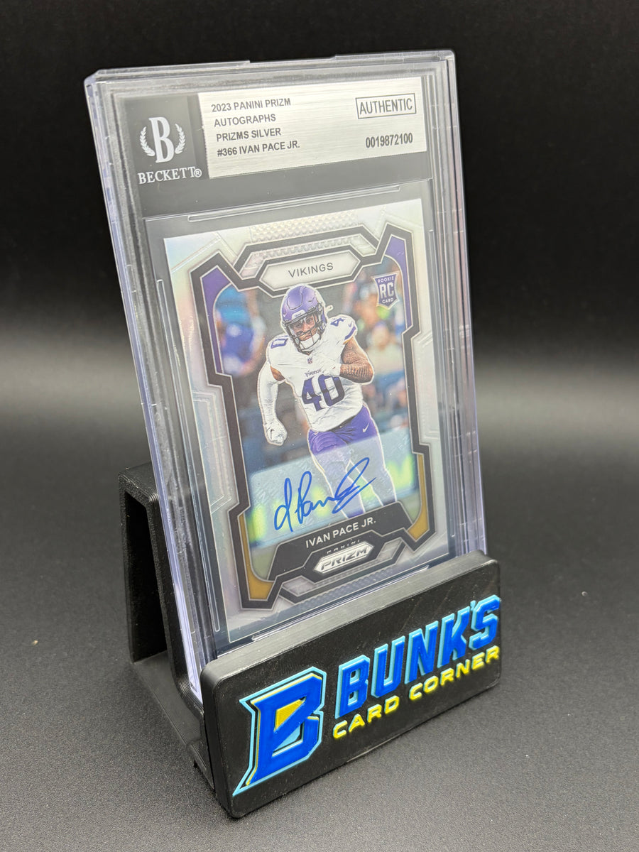 2023 Ivan Pace Jr Prizms Silver Auto Beckett AU RC