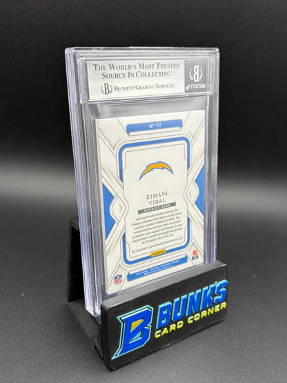 2024 Kimani Vidal AU Holo Silver National Treasures Beckett AU RC 4/25