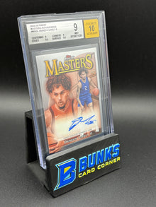 2023-24 Dereck Lively II Masters Autographs Beckett AU Auto 10 RC