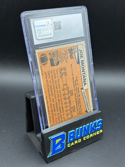 1981 Joe Montana Topps CGC 3.5