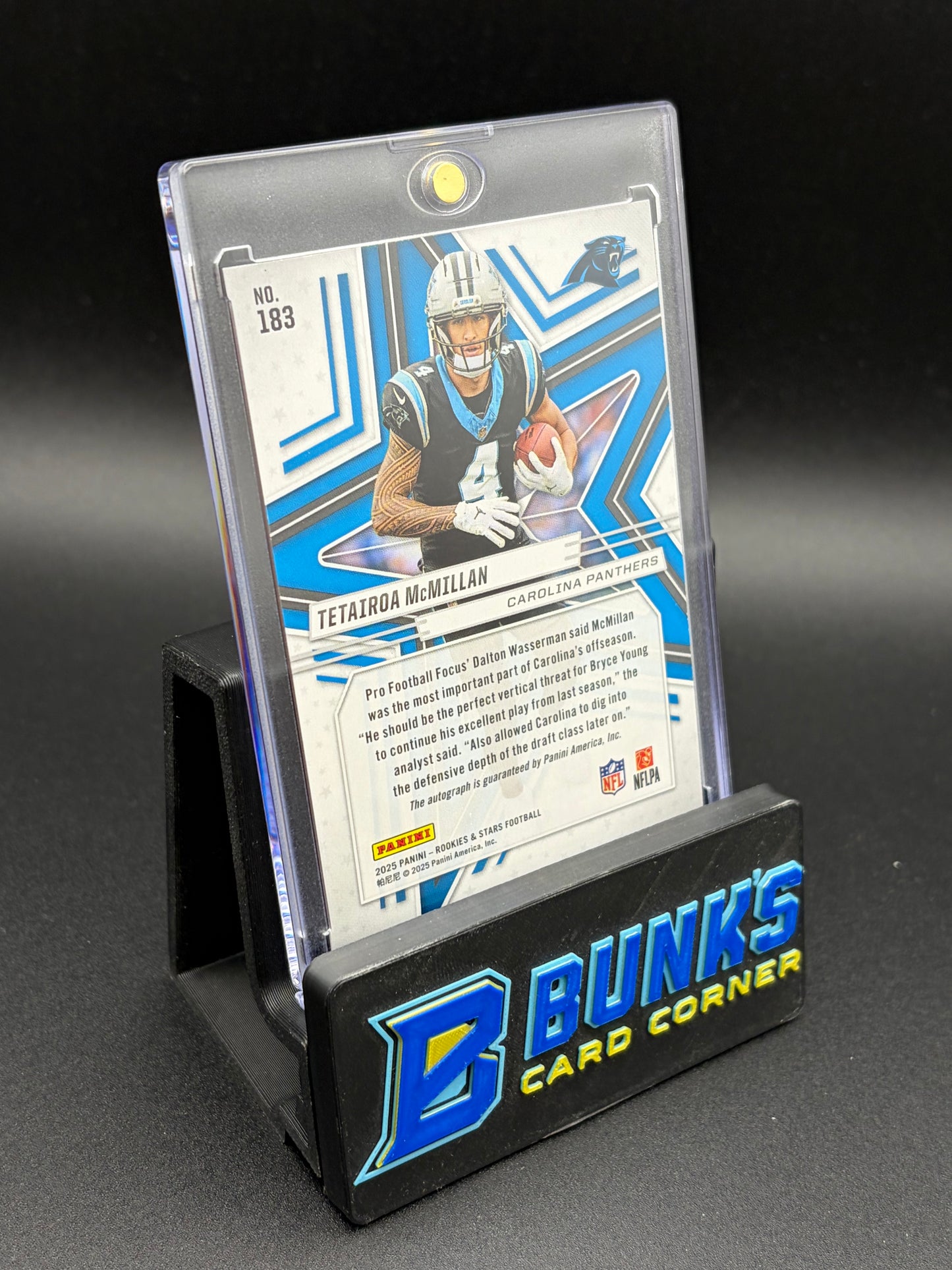2025 Tetairoa McMillan Rookies & Stars Auto RC