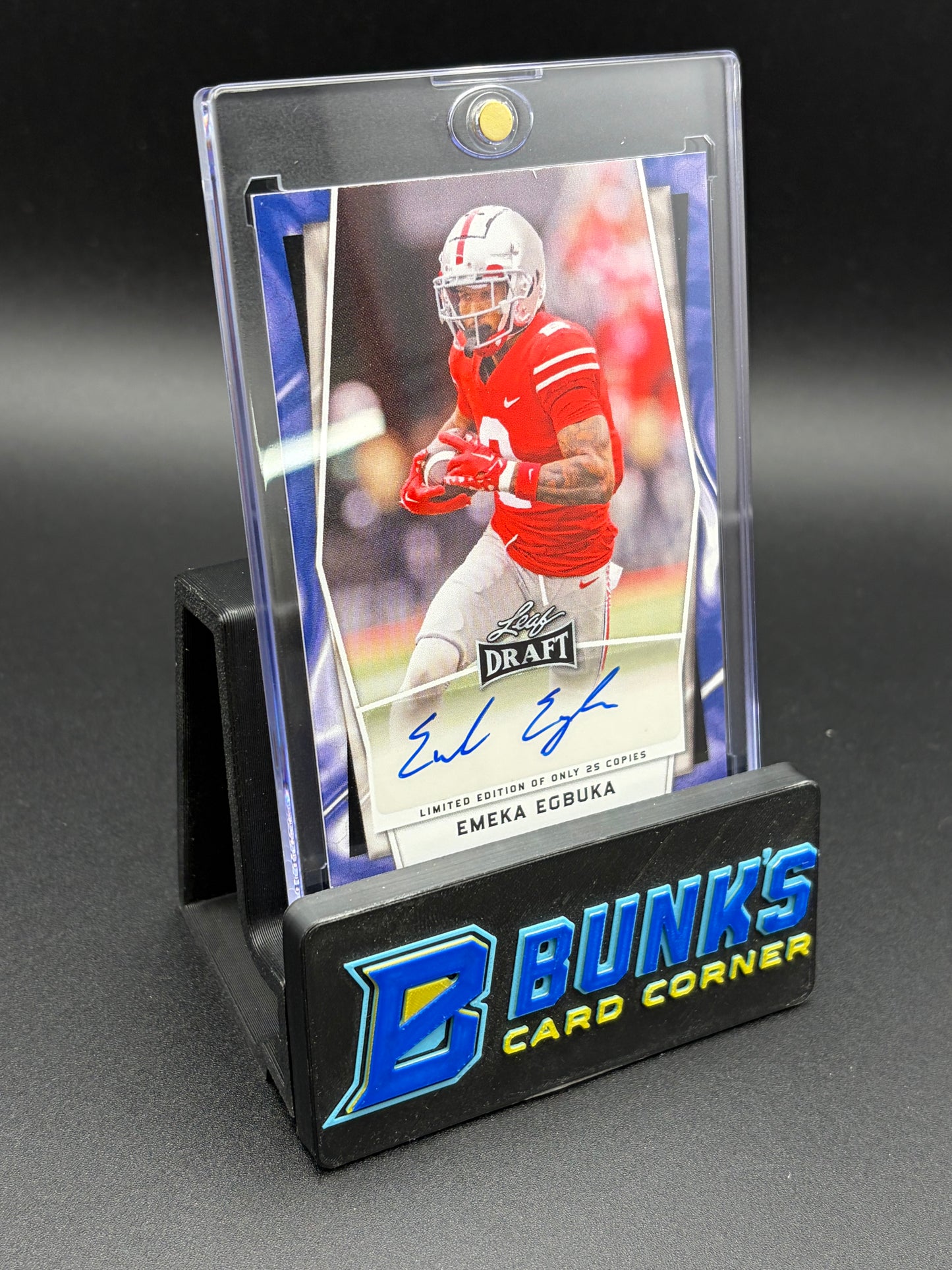 2022 Emeka Egbuka Leaf Draft Auto