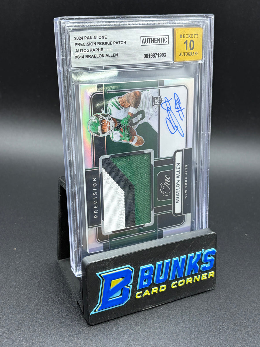 2024 Braelon Allen Suto Precision Rookie Patch Beckett AU Auto 10 RC 10/99