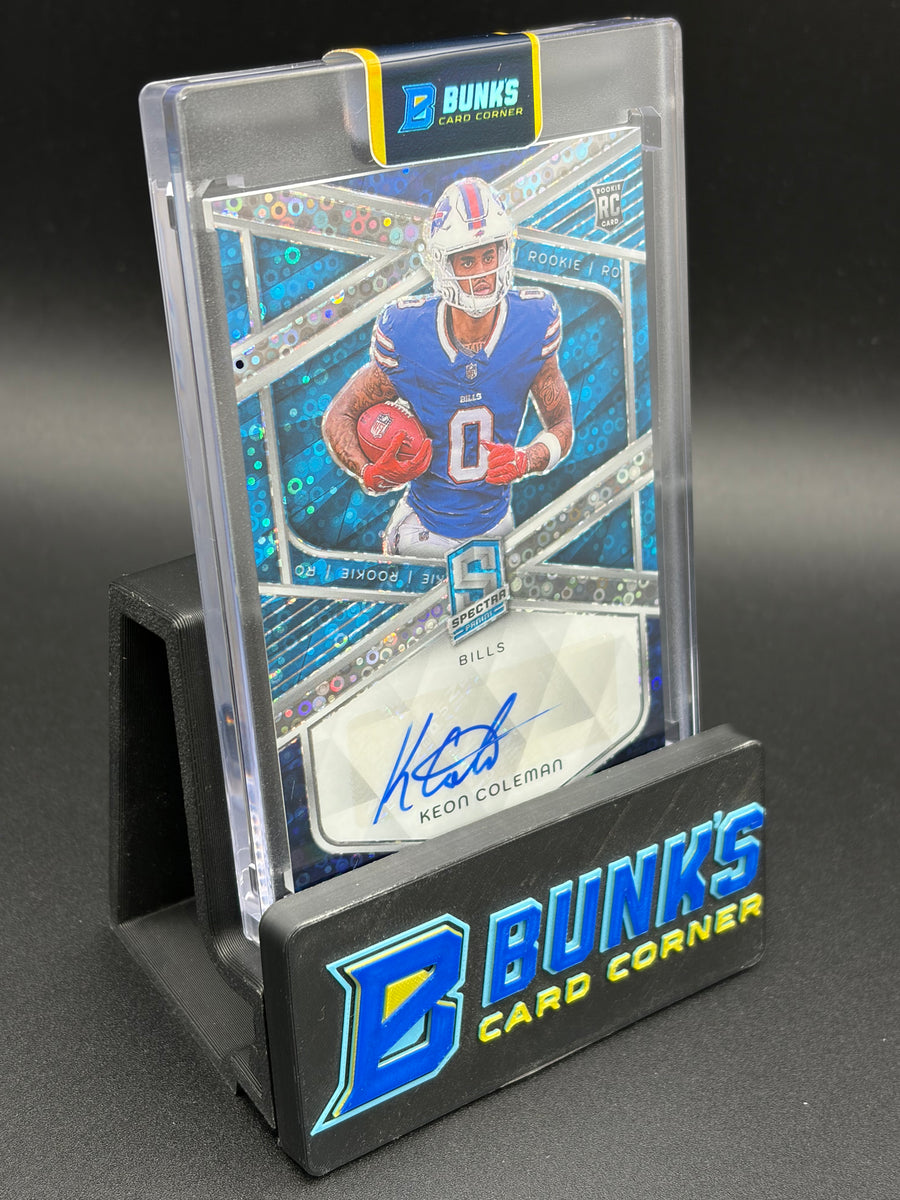 2024 Keon Coleman Panini Spectra Blue Auto RC 24/50
