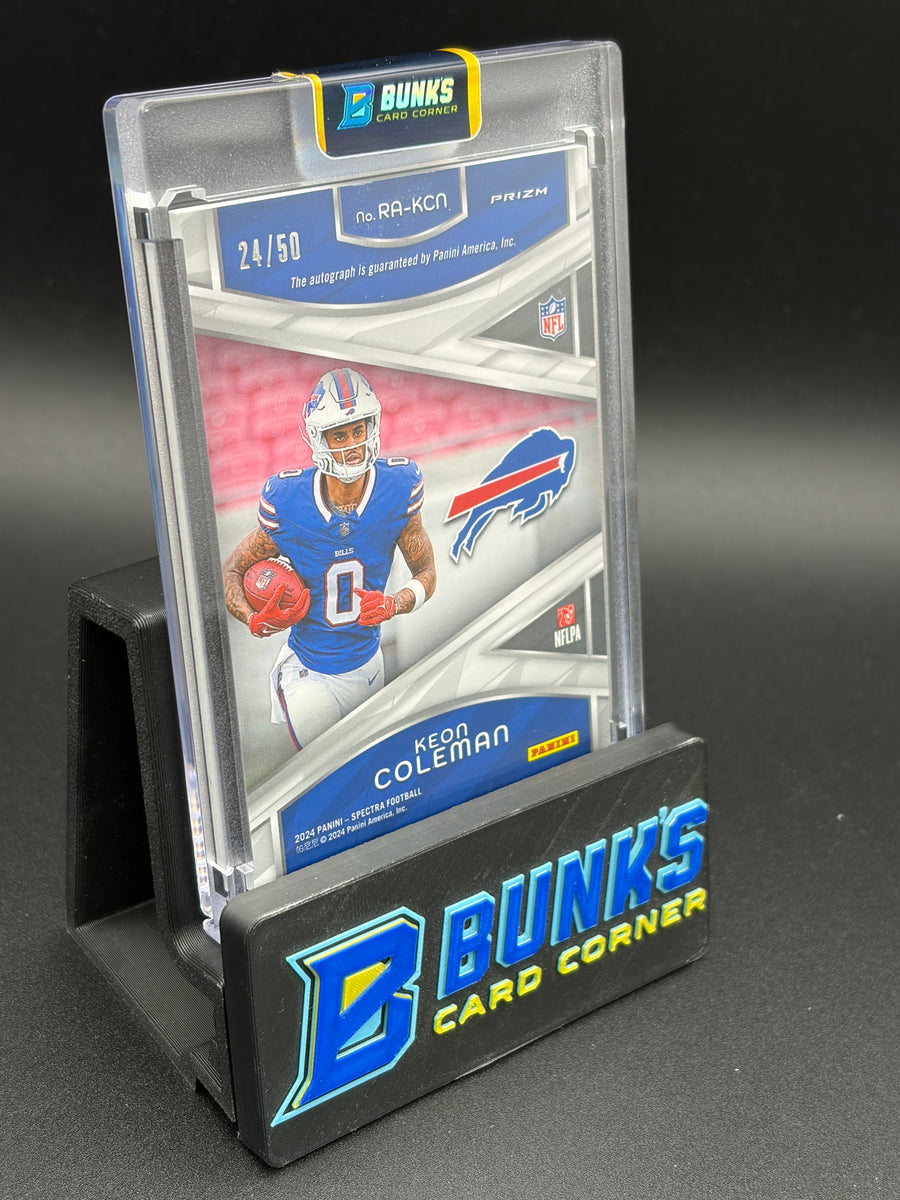 2024 Keon Coleman Panini Spectra Blue Auto RC 24/50