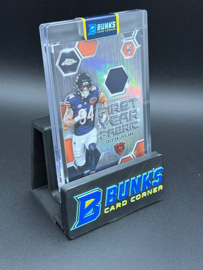 2025 Colston Loveland First Year Fabric Memorabilia RC