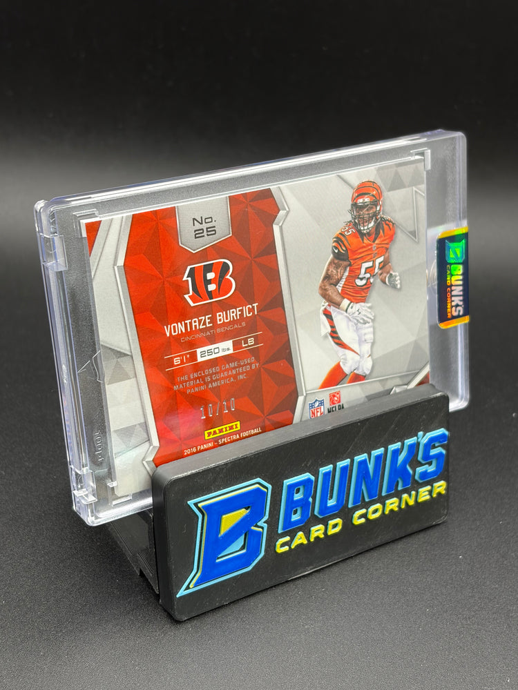 2016 Vontaze Burfict Panini Spectra Immense Materials Pink 10/10