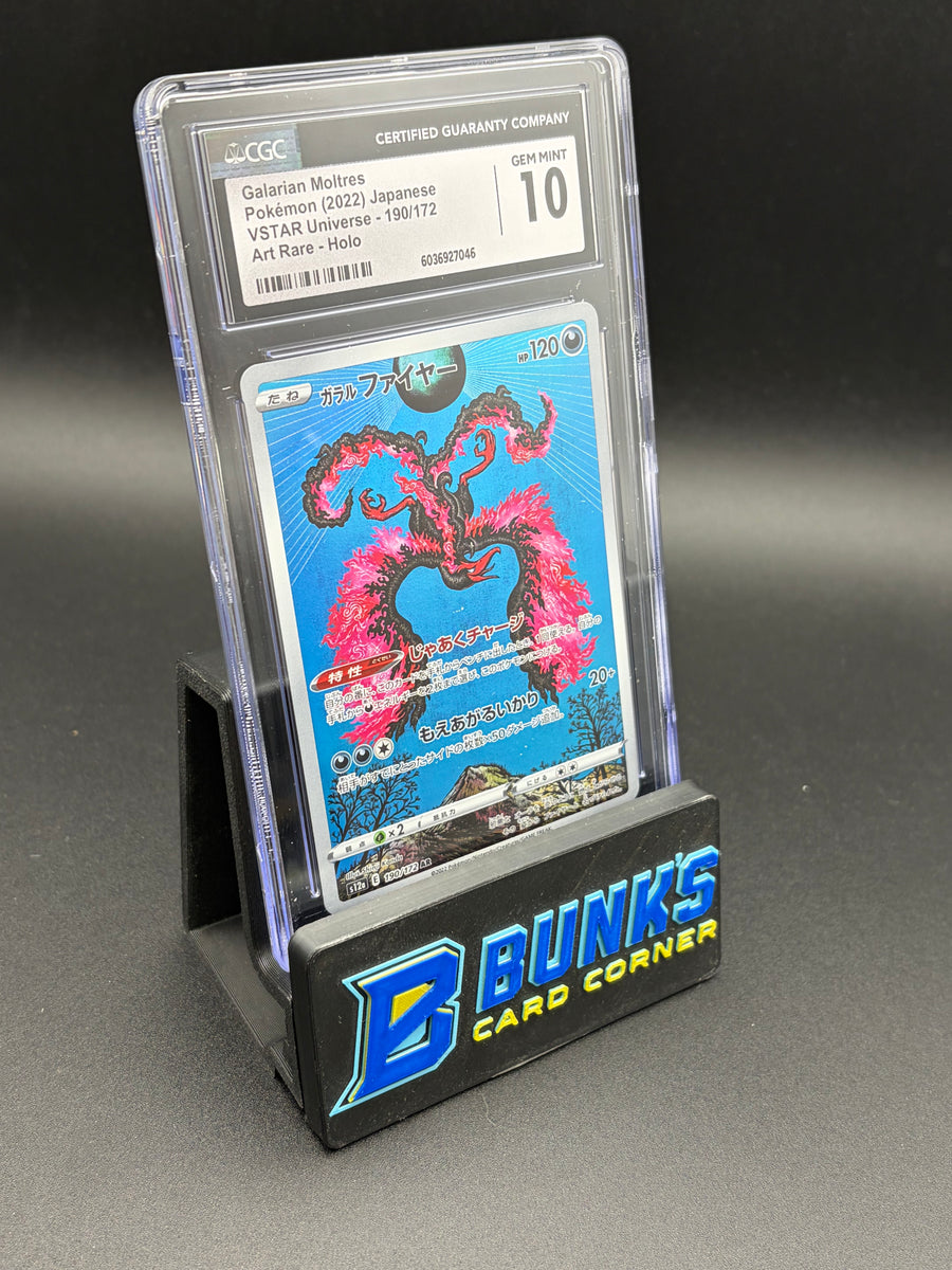 Galarian Moltres Art Rare Holo CGC 10