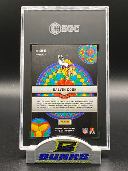 2021 Dalvin Cook Glass Mosaic SGC 9.5 (Box 15)
