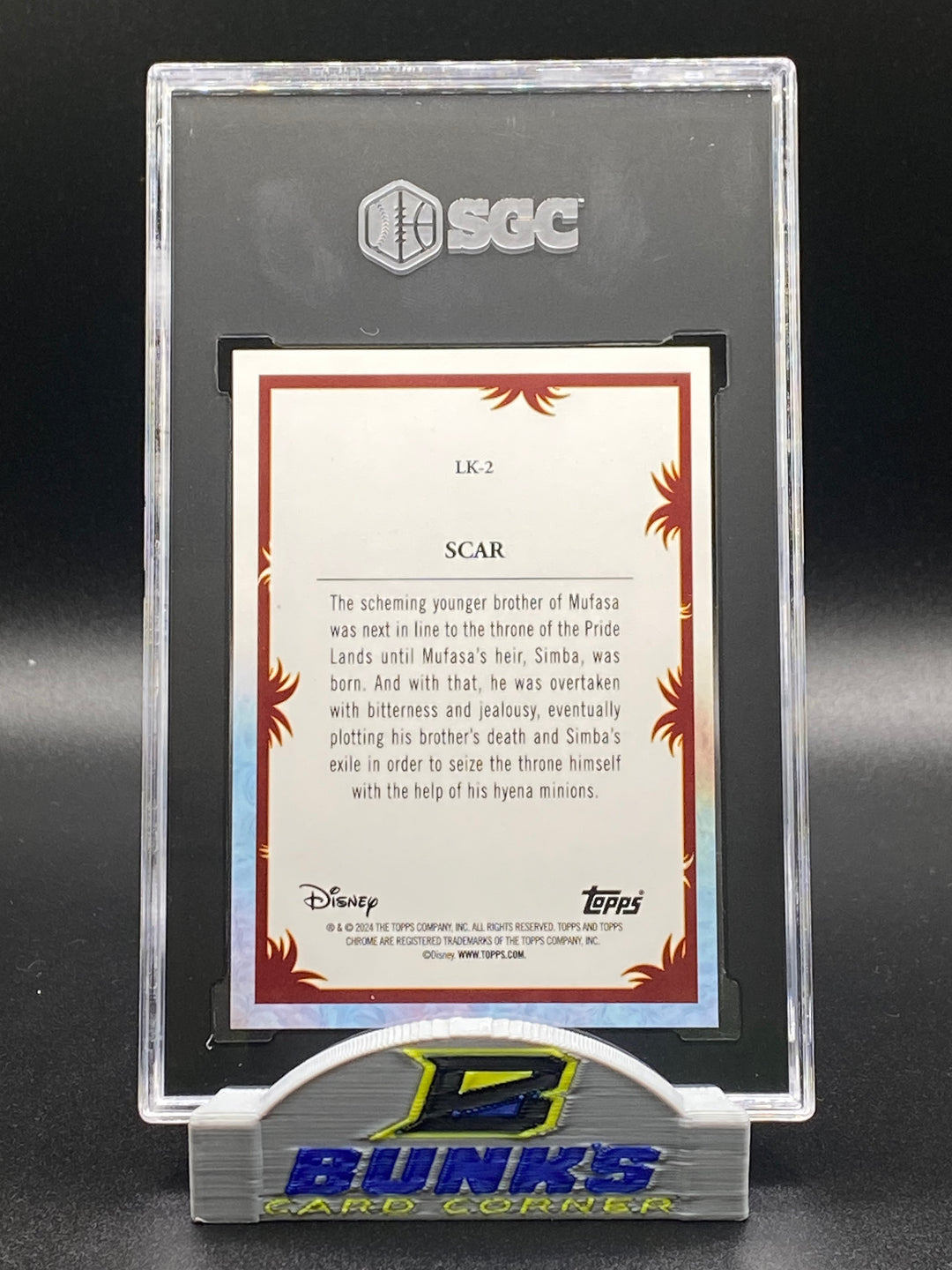 2024 Scar Lion King 30th Anniversary SGC 9