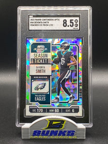2023 Devonta Smith Cracked Ice Prizm 1/22 (Box 16)