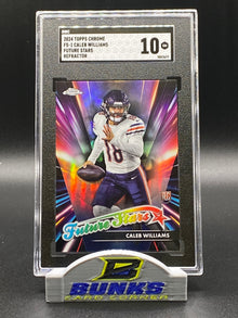 2024 Caleb Williams Future Stars Refractor SGC 10 (Box 16)