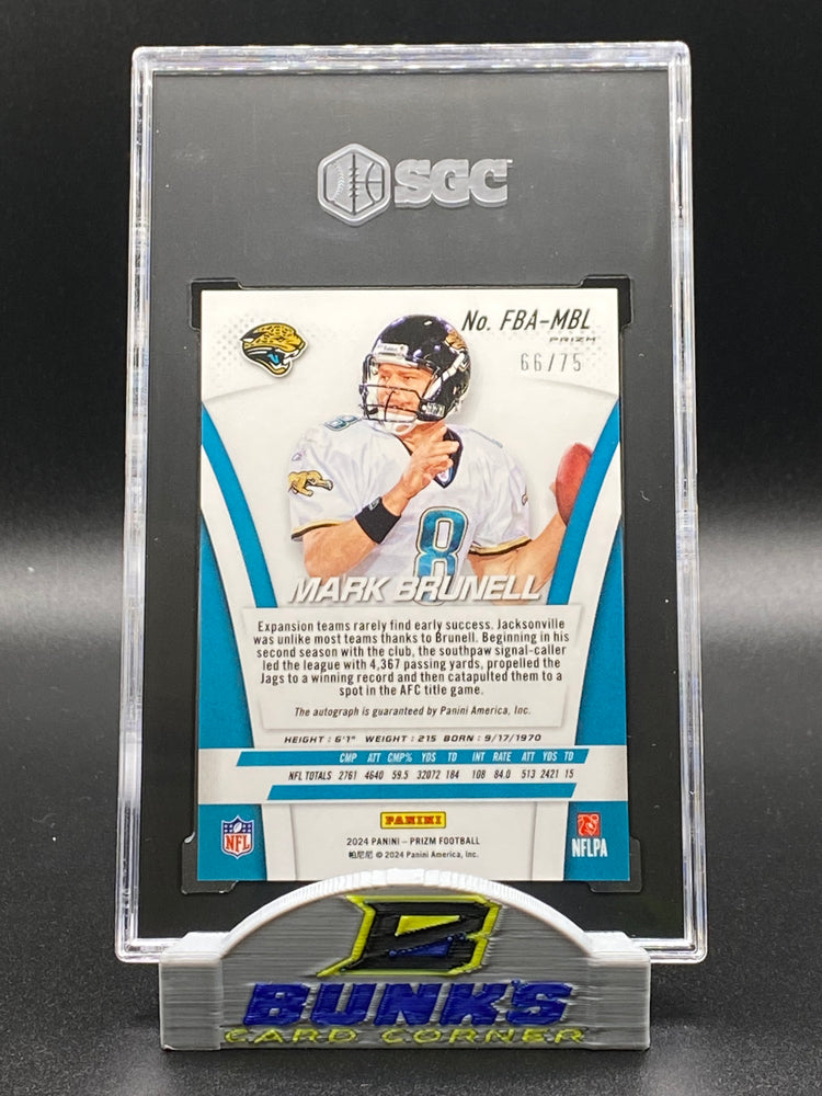 2024 Mark Brunell Green Scope Prizm 66/75
