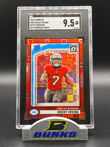 2024 Bucky Irving Rated Rookie Red Pandora Prizm (Box 16)