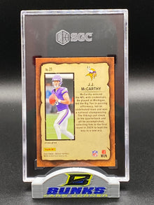 2024 JJ McCarthy Notoriety Mosaic Prizm SGC 10 (Box 17)