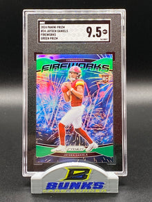 2024 Jayden Daniels Fireworks Green Prizm SGC 9.5 (Box 17)