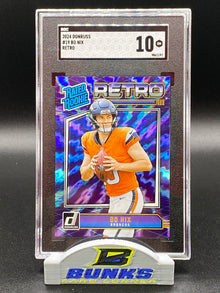 2024 Bo Nix Retro Rated Rookie SGC 10 (Box 17)