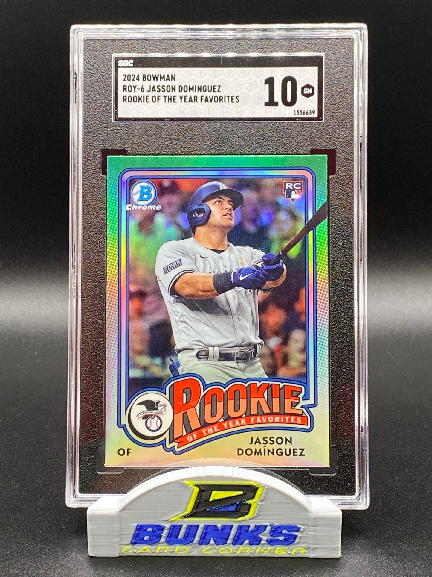 2024 Jasson Dominguez Rookie of the Year Favorites SGC 10 (Box 17)