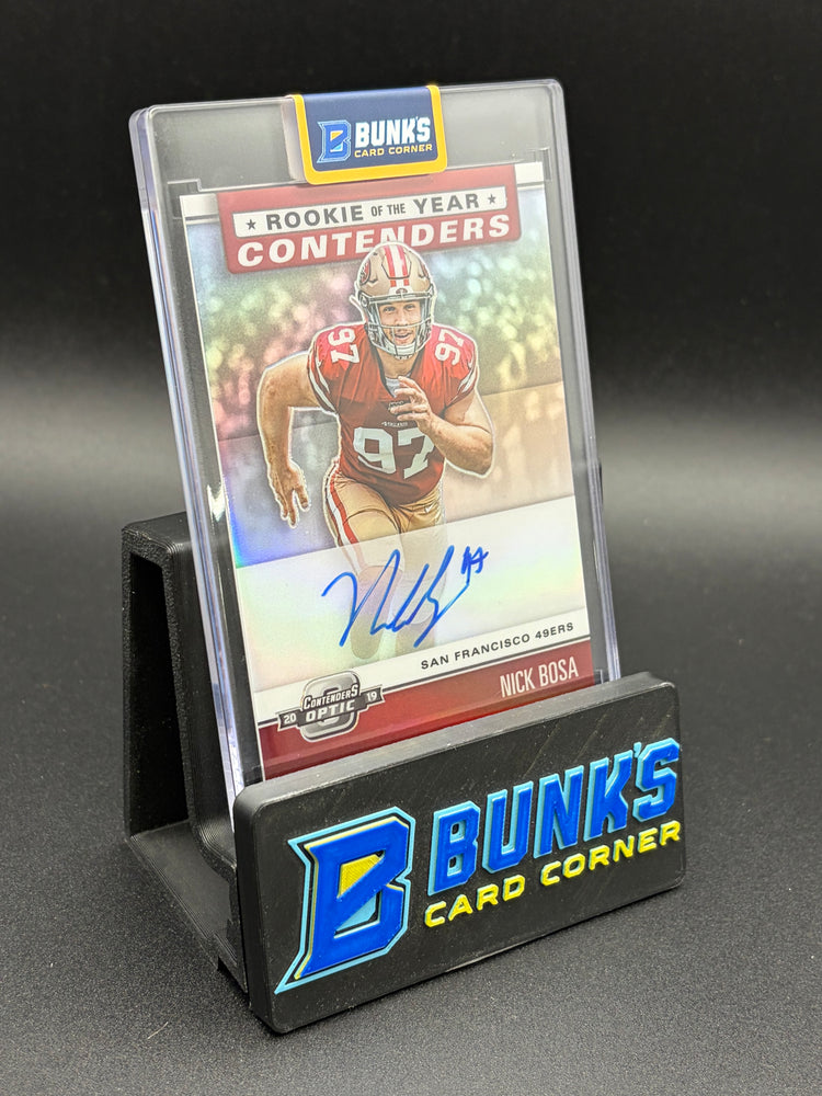2019 Nick Bosa Rookie of the Year Contenders Optic 18/99 Auto