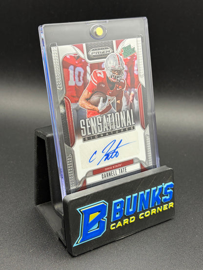 2025 Carnell Tate Auto Panini Prizm Draft Picks