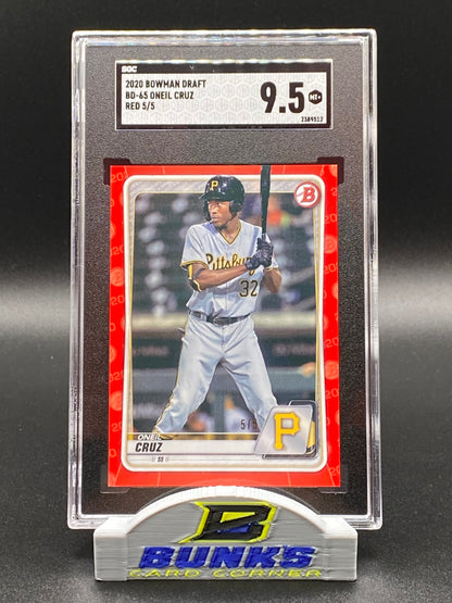 2020 Oneil Cruz Red 5/5 SGC 9.5 (Box 17)